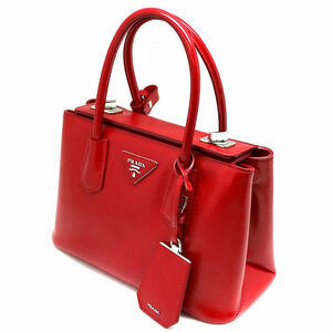 PRADA Bag Handbag Shoulder Red Patent Vernis Leather